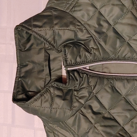 Laundry by Design" Green Midweight Quilted Jacket - Picture 11 of 12